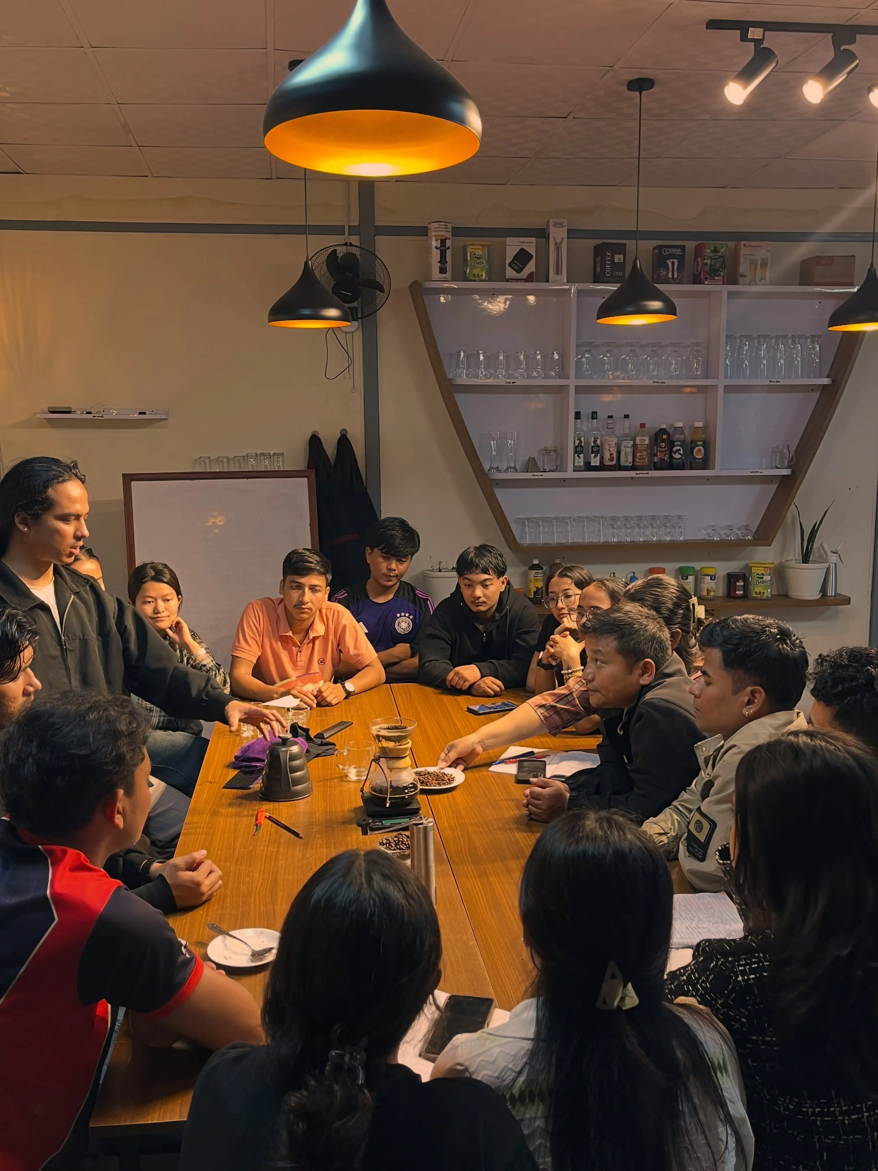 Master barista at Brewliners School